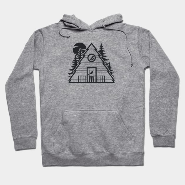 Tiny house in the woods Hoodie by yanmos